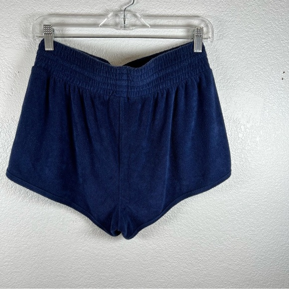 PINK Victoria’s Secret Navy Terry Cloth Shorts – Size Medium - Picture 3 of 4